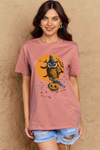 Load image into Gallery viewer, Simply Love Full Size Holloween Theme Graphic Cotton T-Shirt