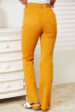 Load image into Gallery viewer, Judy Blue Full Size High Waist Tummy Control Garment Dyed Flare Jeans