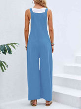 Load image into Gallery viewer, Full Size Wide Leg Overalls with Pockets
