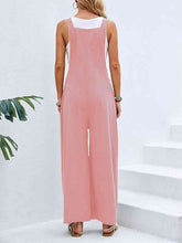 Load image into Gallery viewer, Full Size Wide Leg Overalls with Pockets