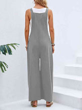 Load image into Gallery viewer, Full Size Wide Leg Overalls with Pockets