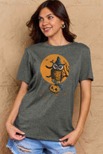 Load image into Gallery viewer, Simply Love Full Size Holloween Theme Graphic Cotton T-Shirt