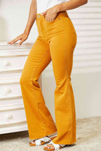 Load image into Gallery viewer, Judy Blue Full Size High Waist Tummy Control Garment Dyed Flare Jeans