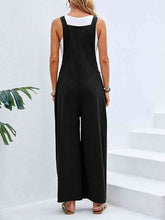Load image into Gallery viewer, Full Size Wide Leg Overalls with Pockets