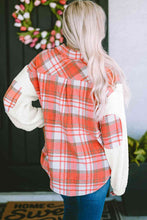 Load image into Gallery viewer, Plaid Button Down Jacket with Pockets